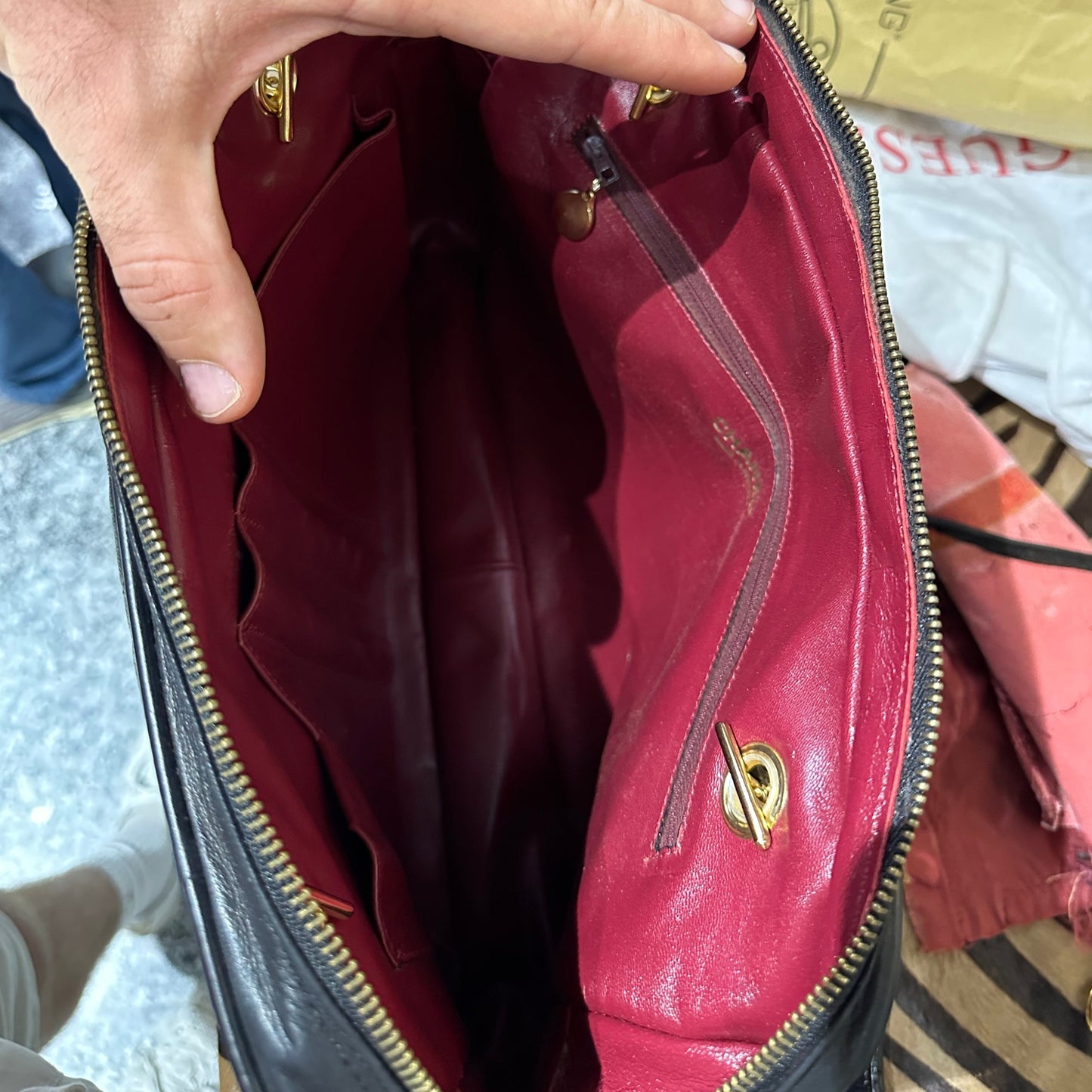 Changing the bag lining