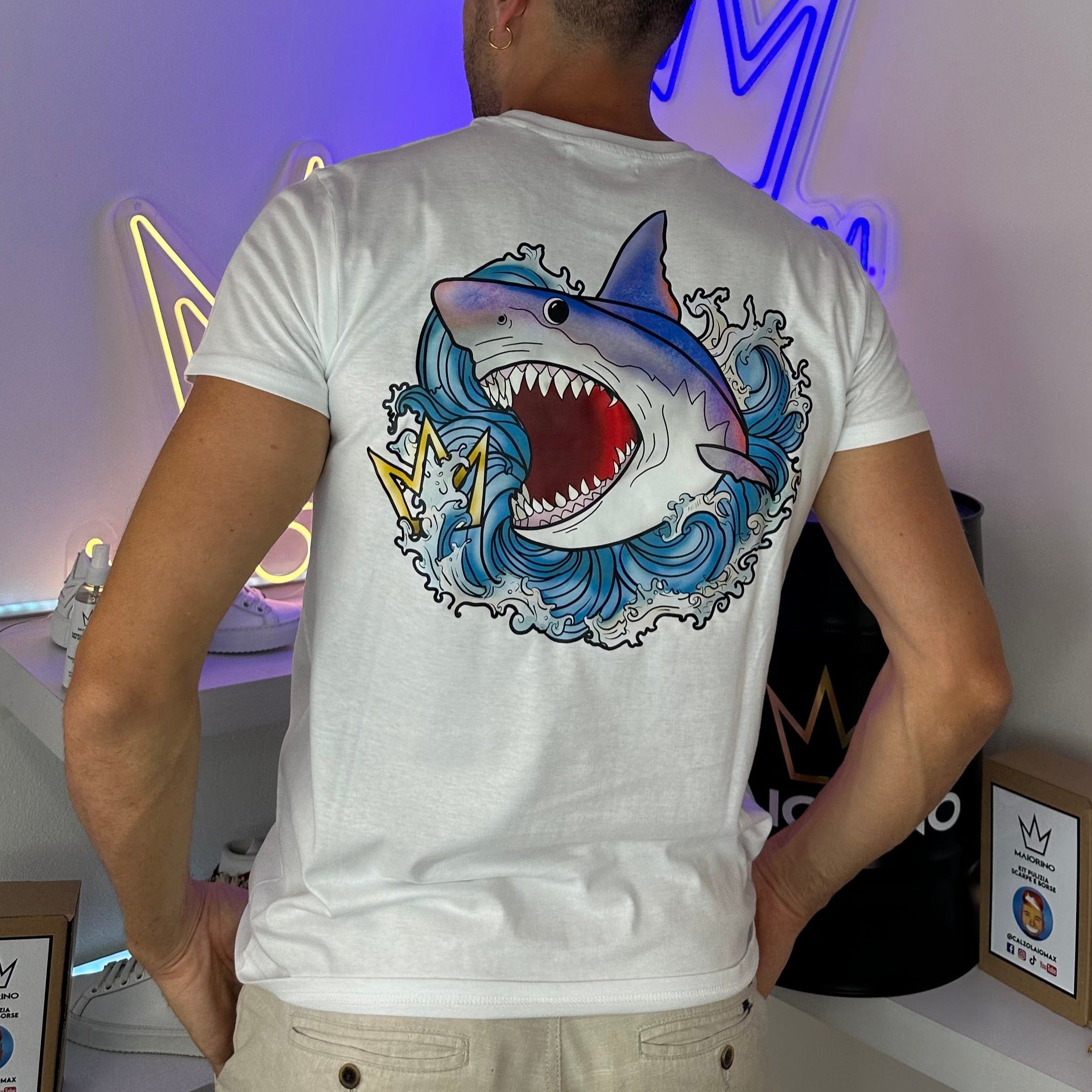 Magliette Maiorino Squalo Uomo