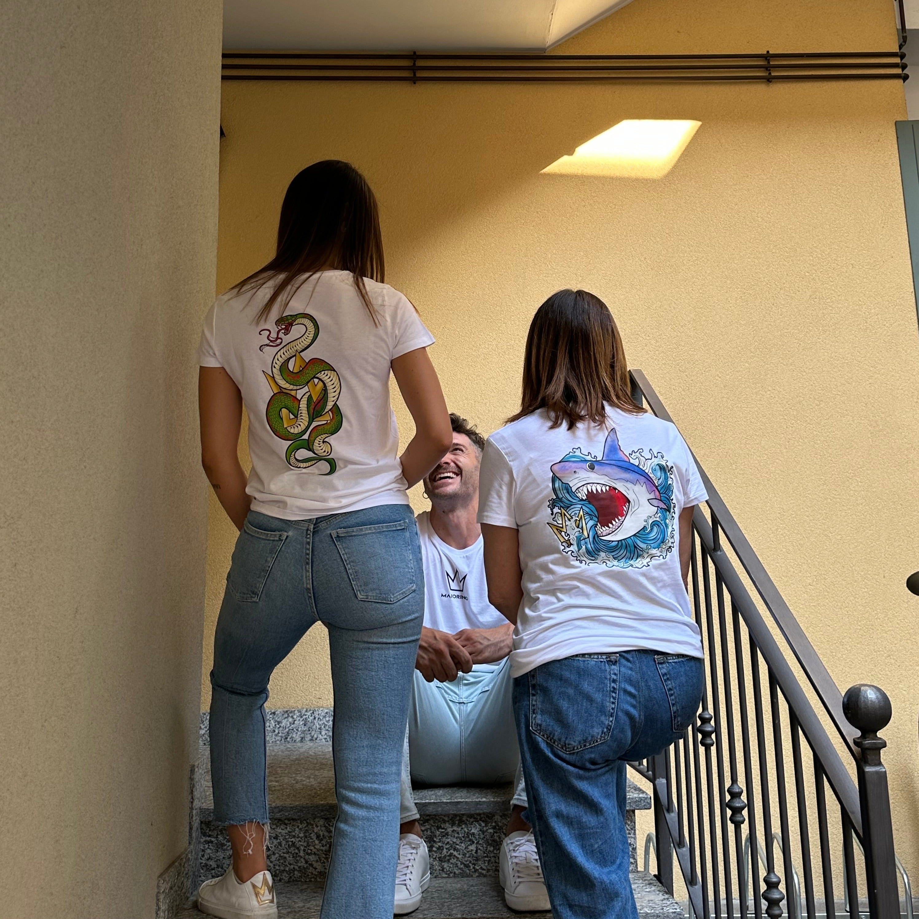 Magliette Maiorino Cuore Donna