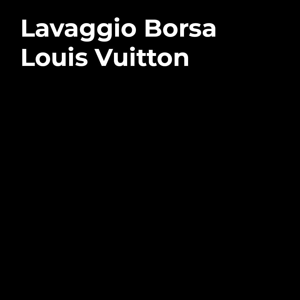 Lavaggio Borsa Louis Vuitton